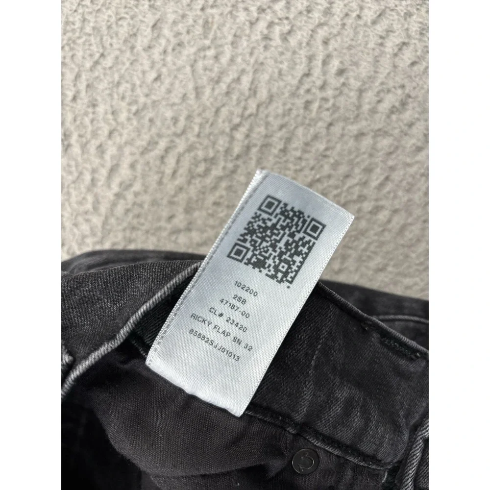 True Religion Ricky Jeans Mens 32 Fits 30x29.5 Relaxed Straight Flap Pockets Y2K